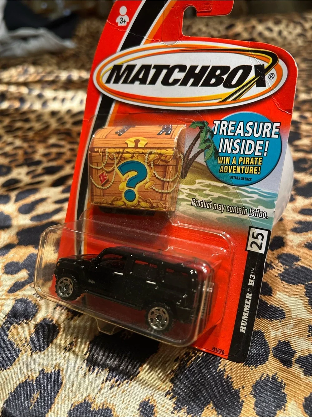 Sealed Matchbox Hummer H3 Black Treasure Inside Series #25 1:64 Diecast